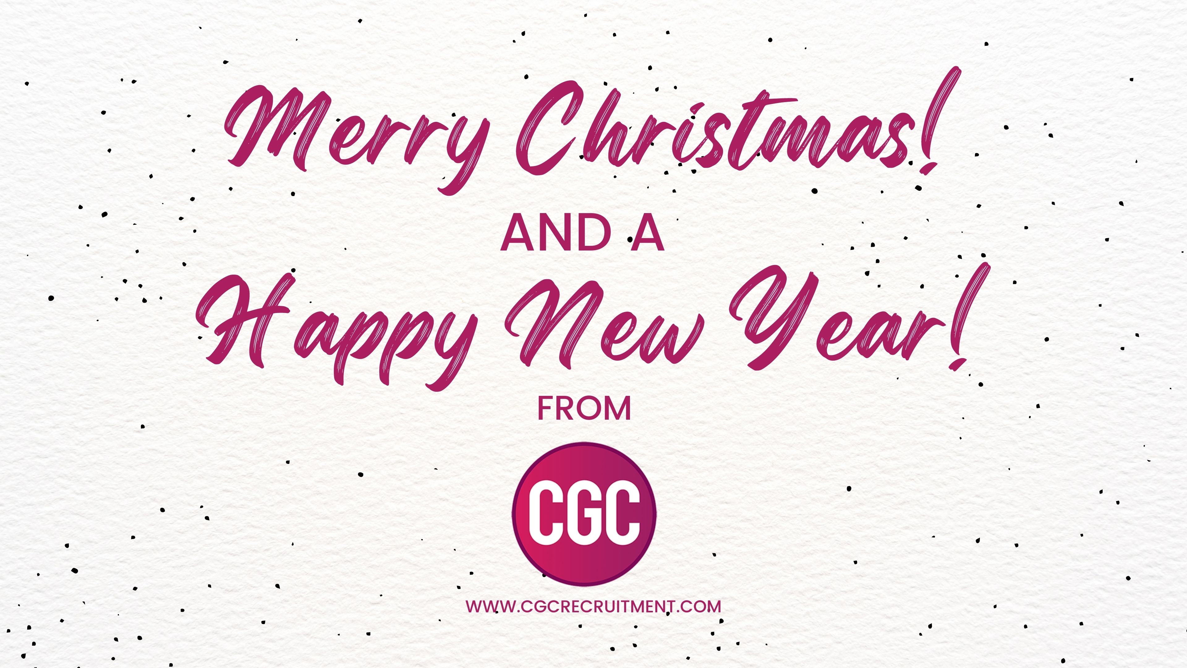 2021 Holiday Message from CGC Recruitment