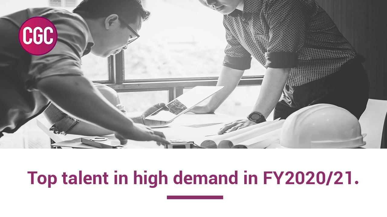 Top talent will be in high demand throughout FY2020/21