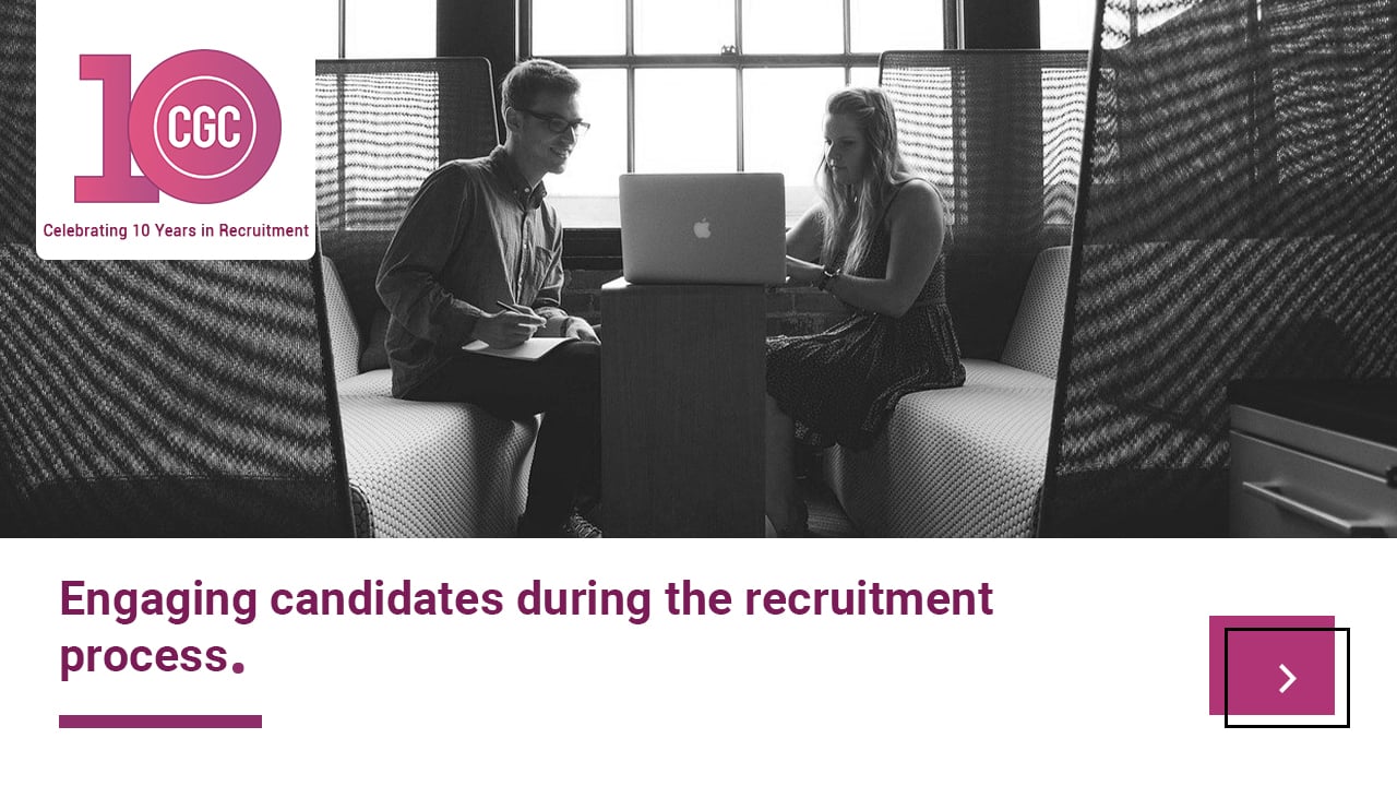 Engaging candidates during the recruitment process